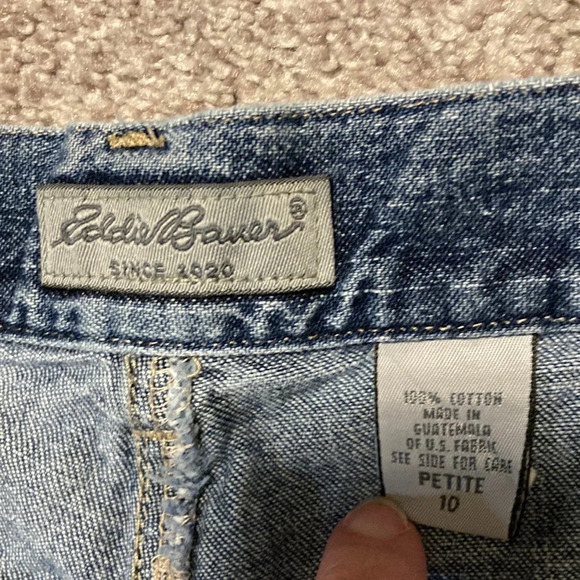 Vintage Eddie Bauer high rise capri jeans 10P - Picture 2 of 16
